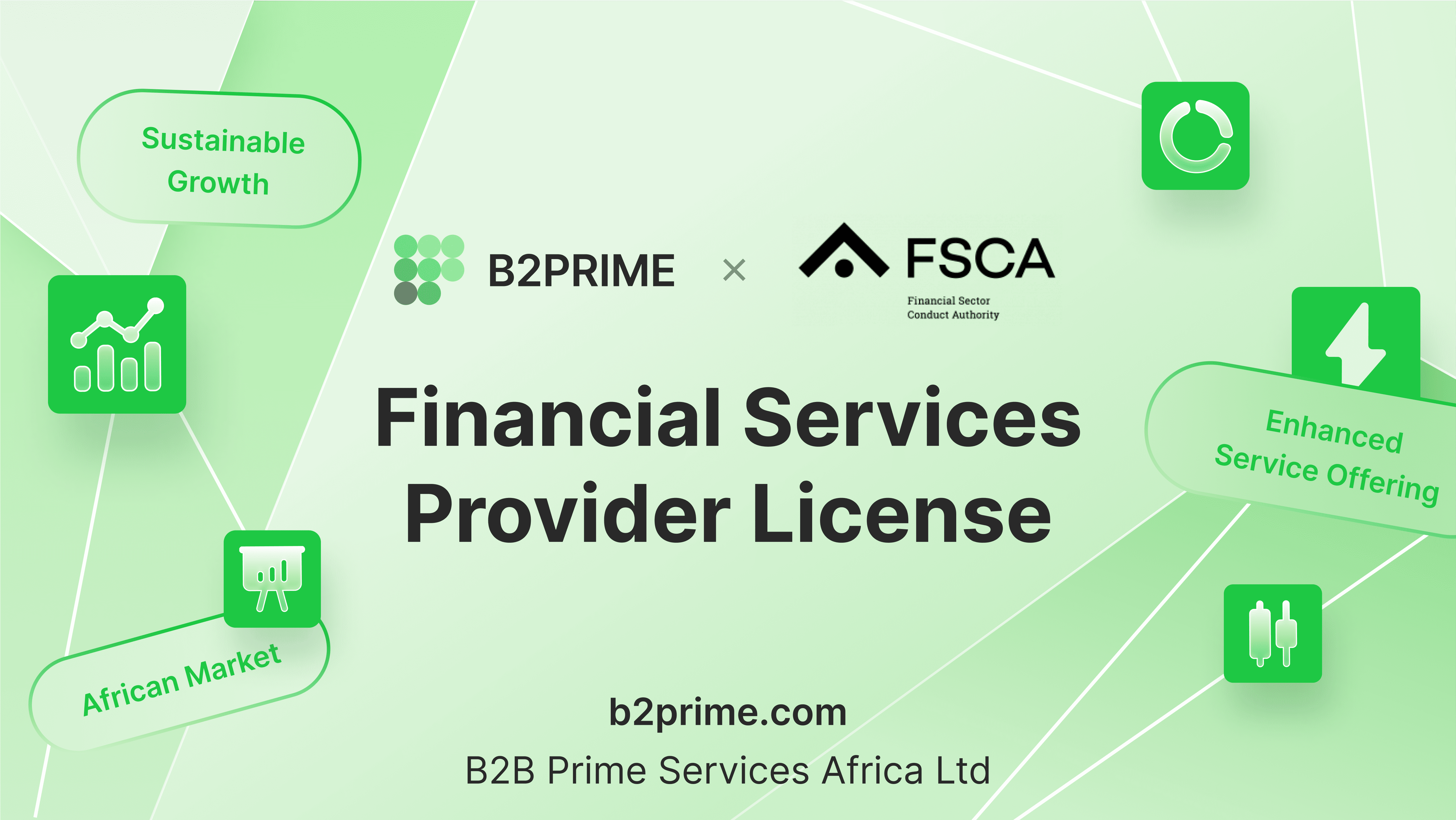 B2PRIME Secures FSCA License