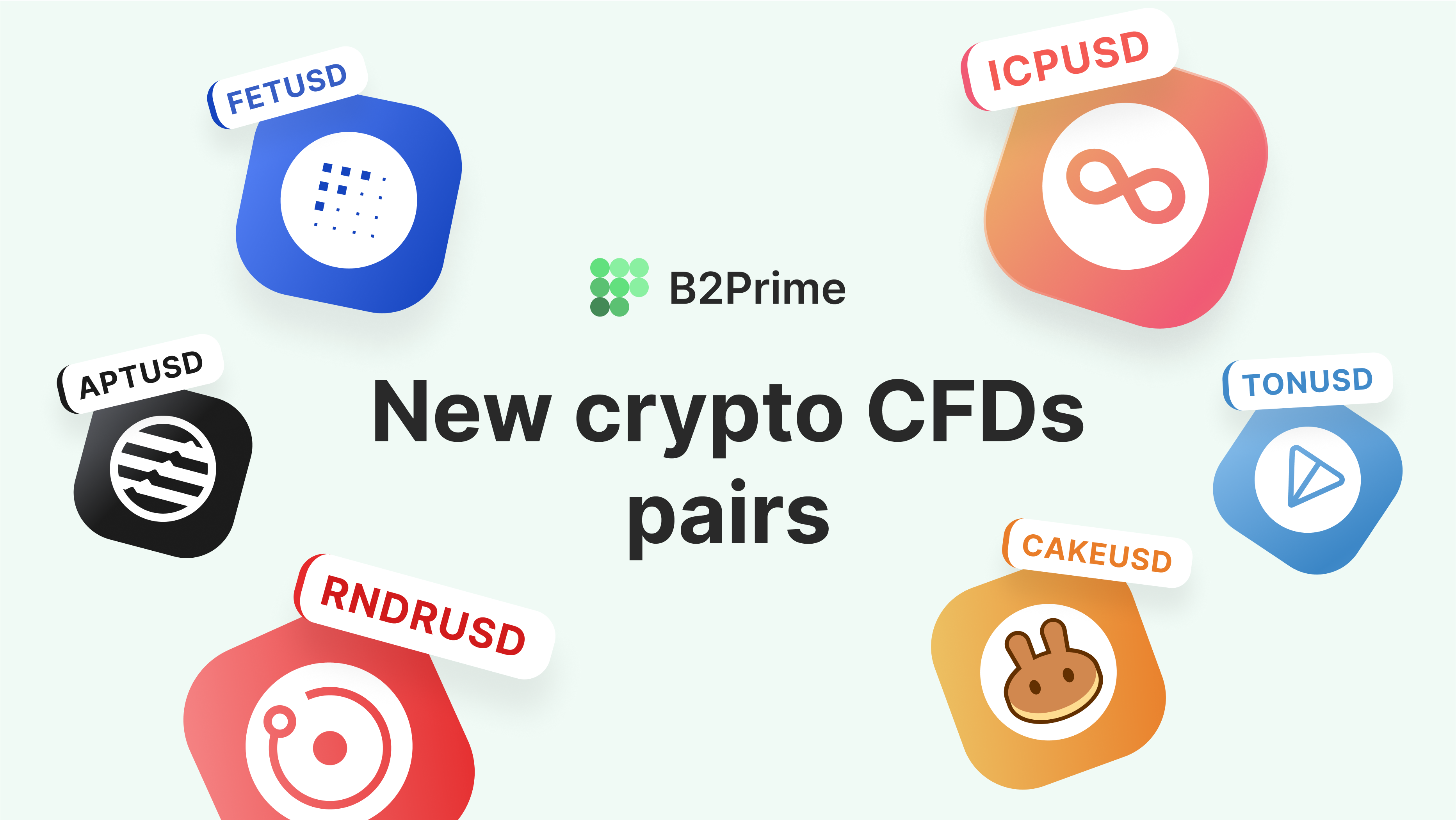 B2Prime adds 6 new crypto CFDs pairs