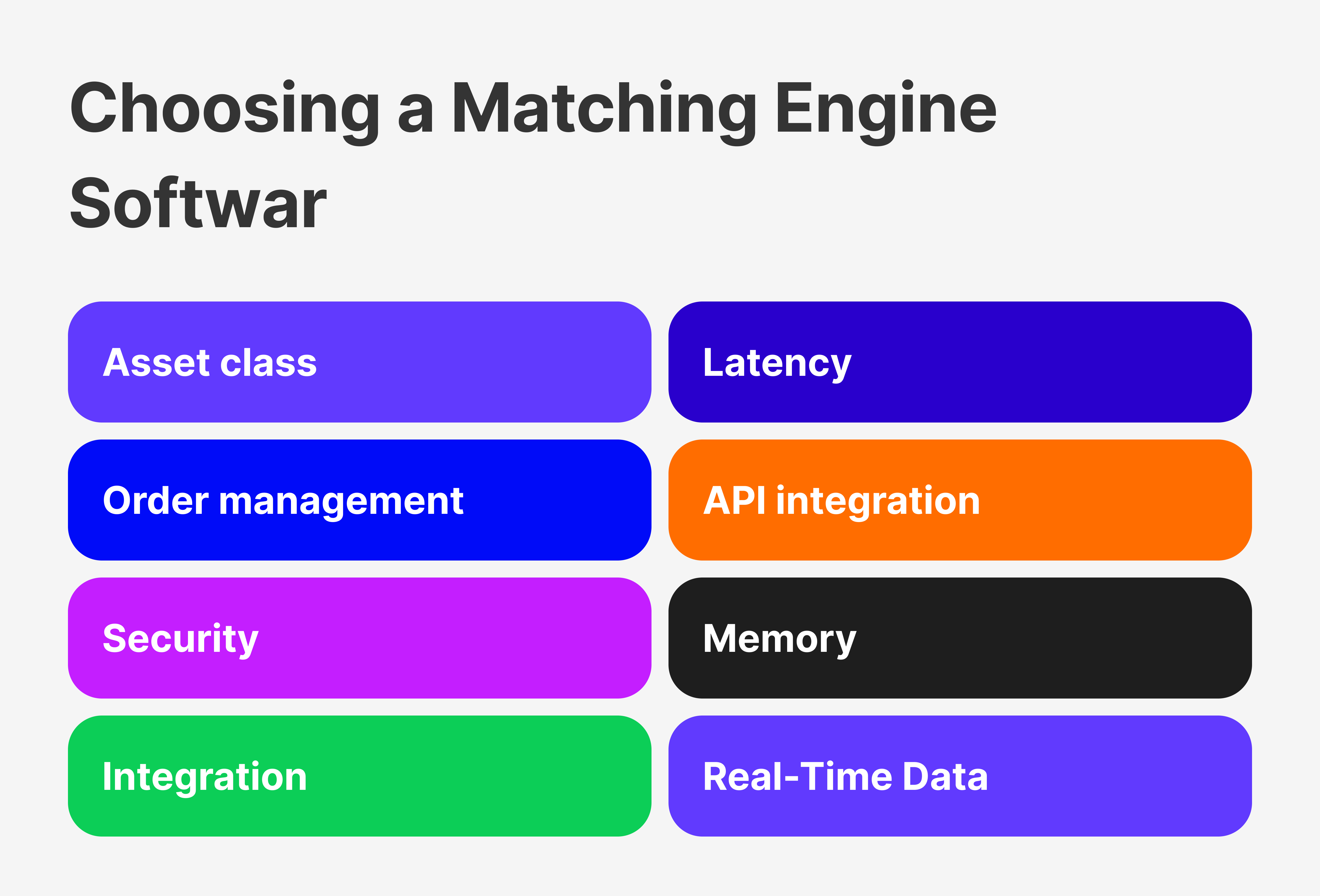 How to Choose a Matching Engine Software for Your Exchange