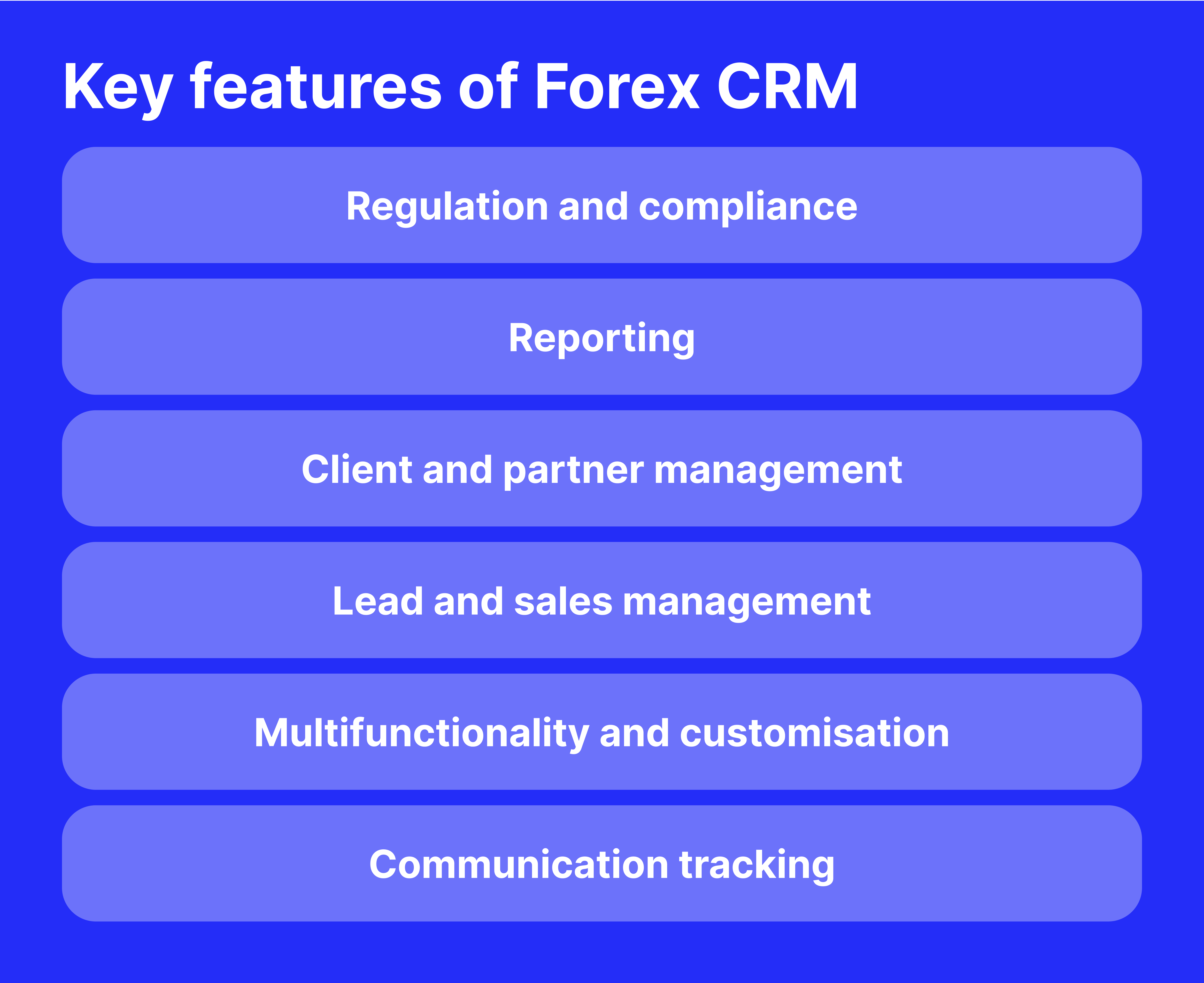Key features of Forex CRM
