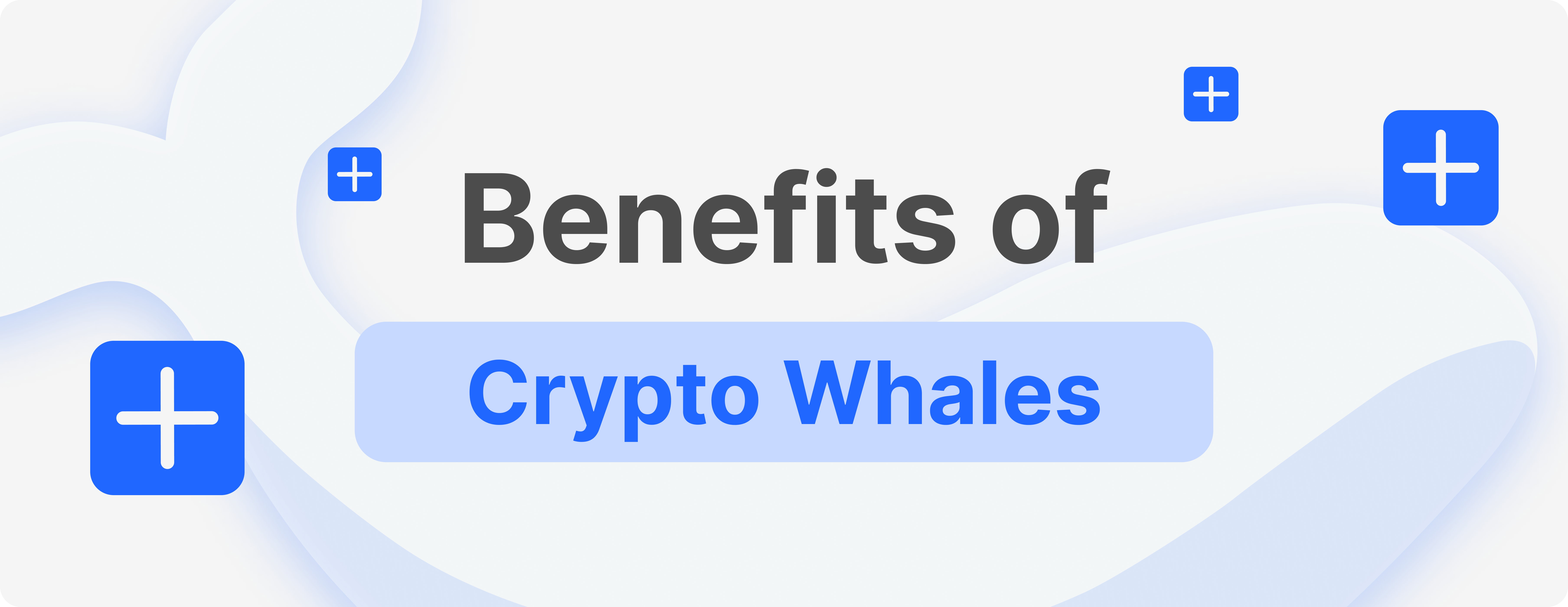 Benefits of Crypto Whales