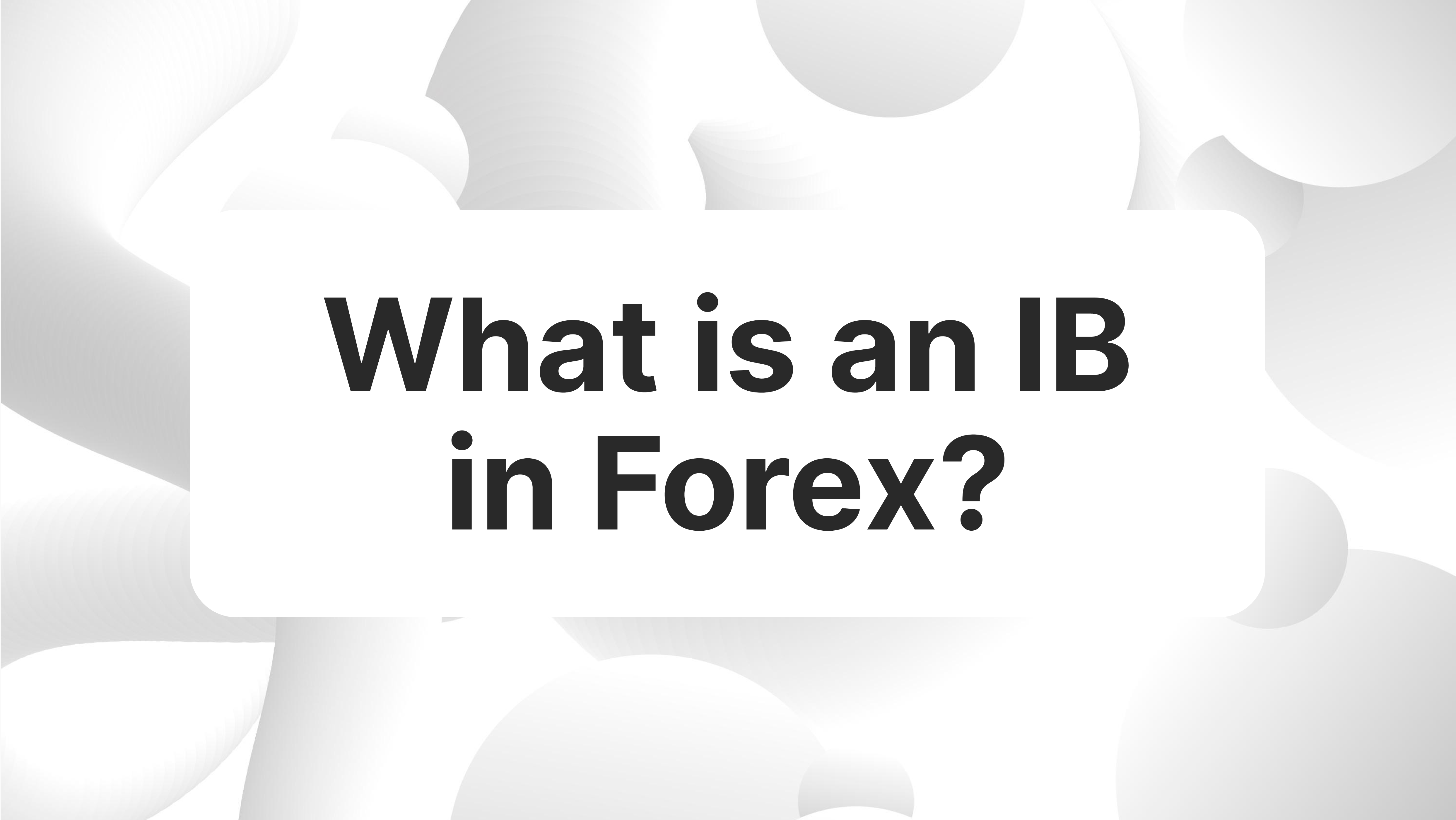 What is an IB in Forex, and How Do You Set It Up?