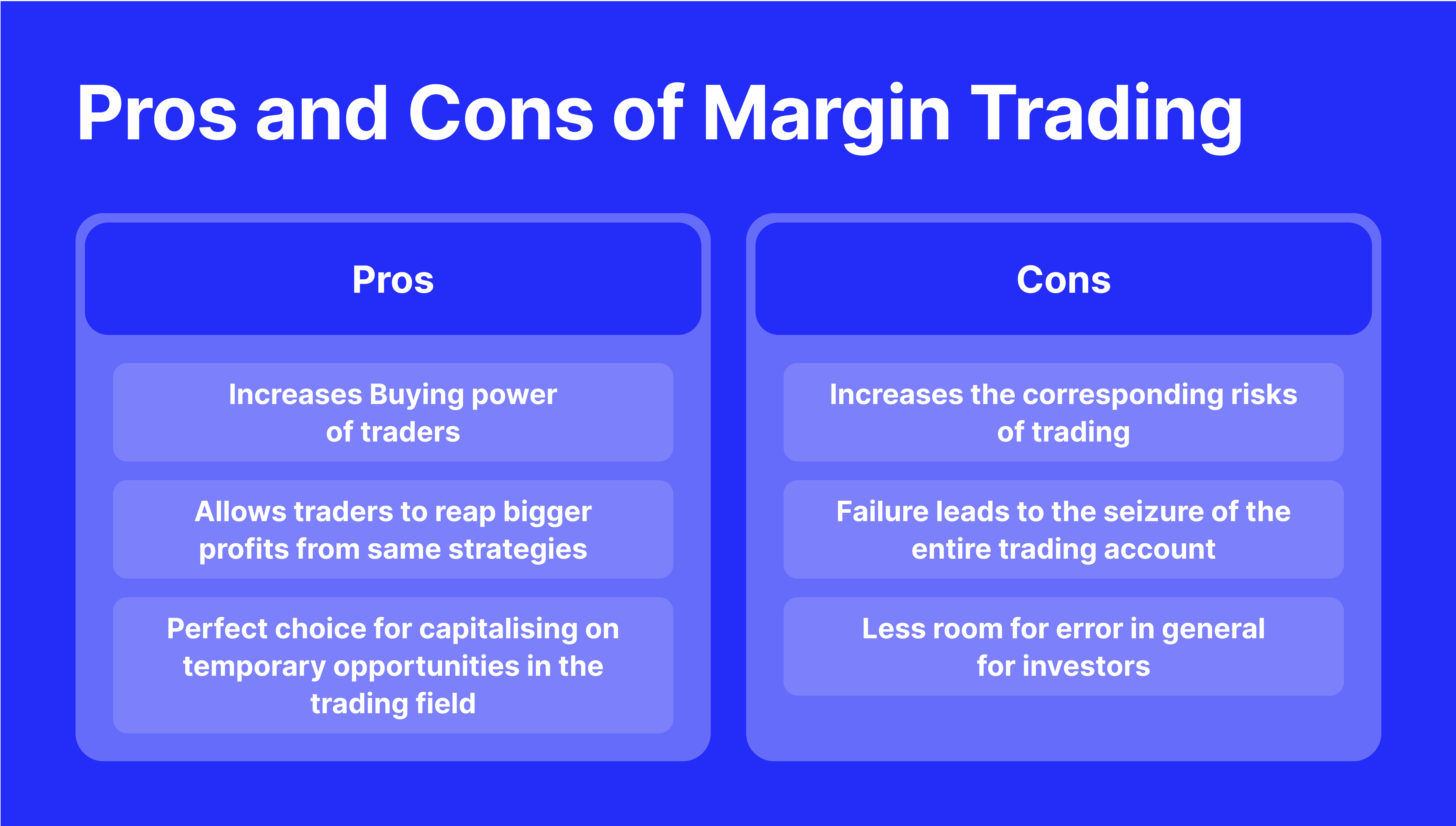 Pros and Cons Of Margin Trading