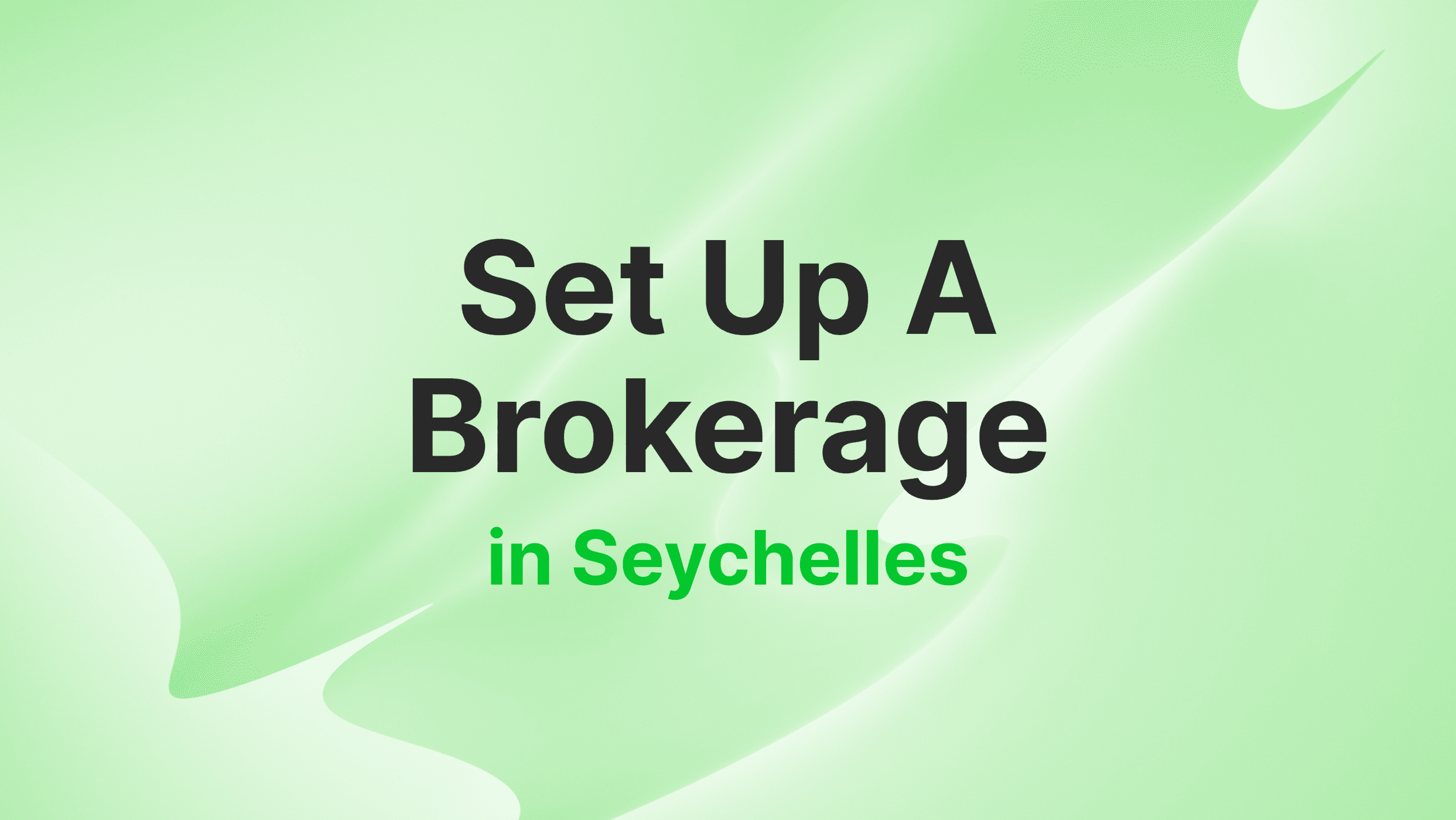 Why and How to Set Up a Brokerage in Seychelles