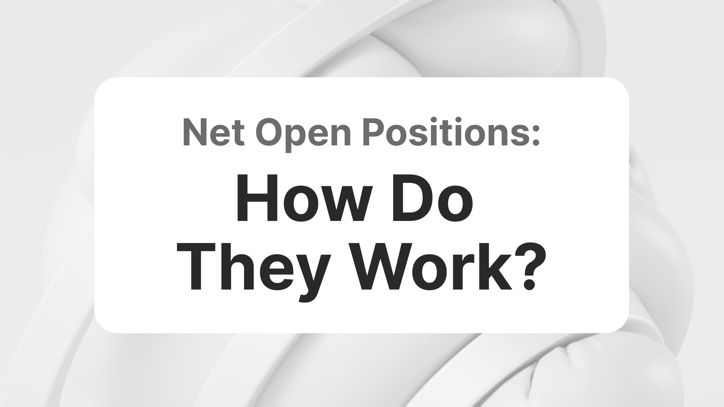 How Do Net Open Position Limits Promote Market Stability?